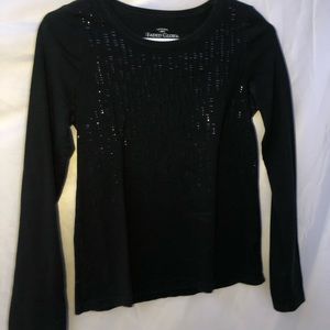 Black Long Sleeve Shirt for kids